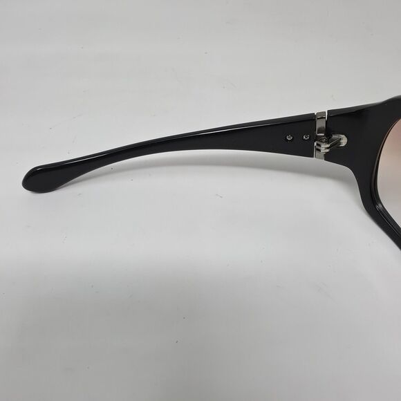 Y2K Oakley Women\'s Script Wrap Sunglasses Black Frame Gradient Lenses Case Bag main image 9